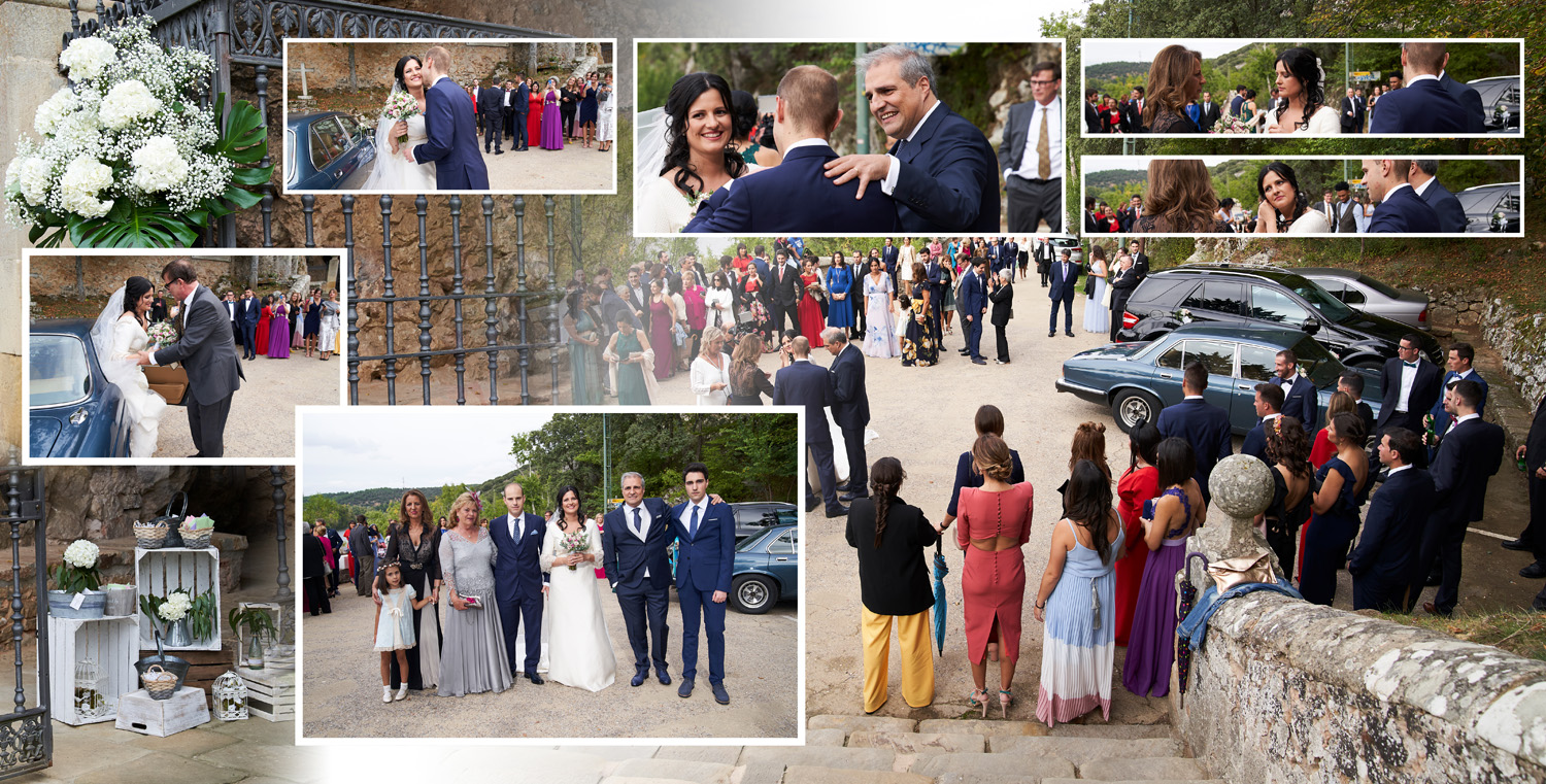 Fotografias de fotos de boda en Soria claustro de San Pedro castillo y Rincon de Becquer Soria