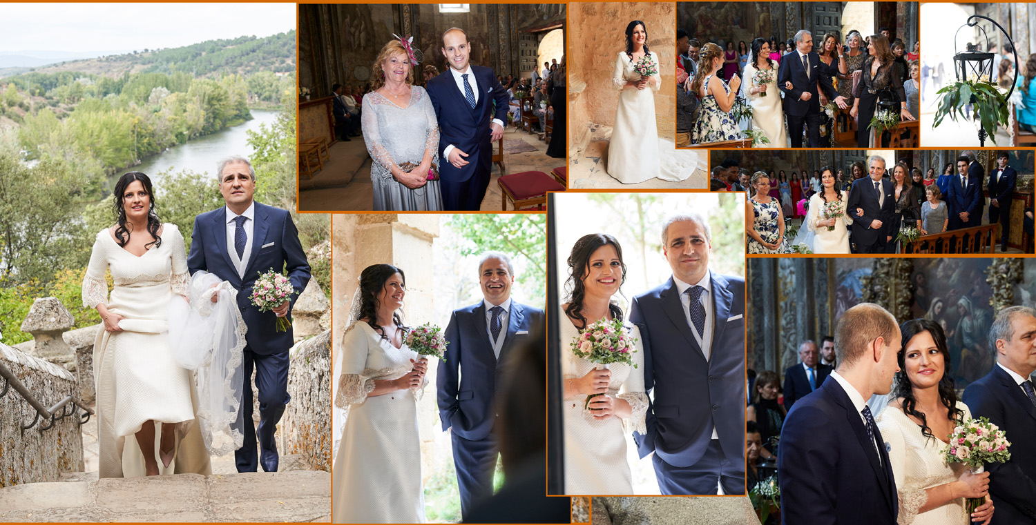 Fotografias de fotos de boda en Soria claustro de San Pedro castillo y Rincon de Becquer Soria