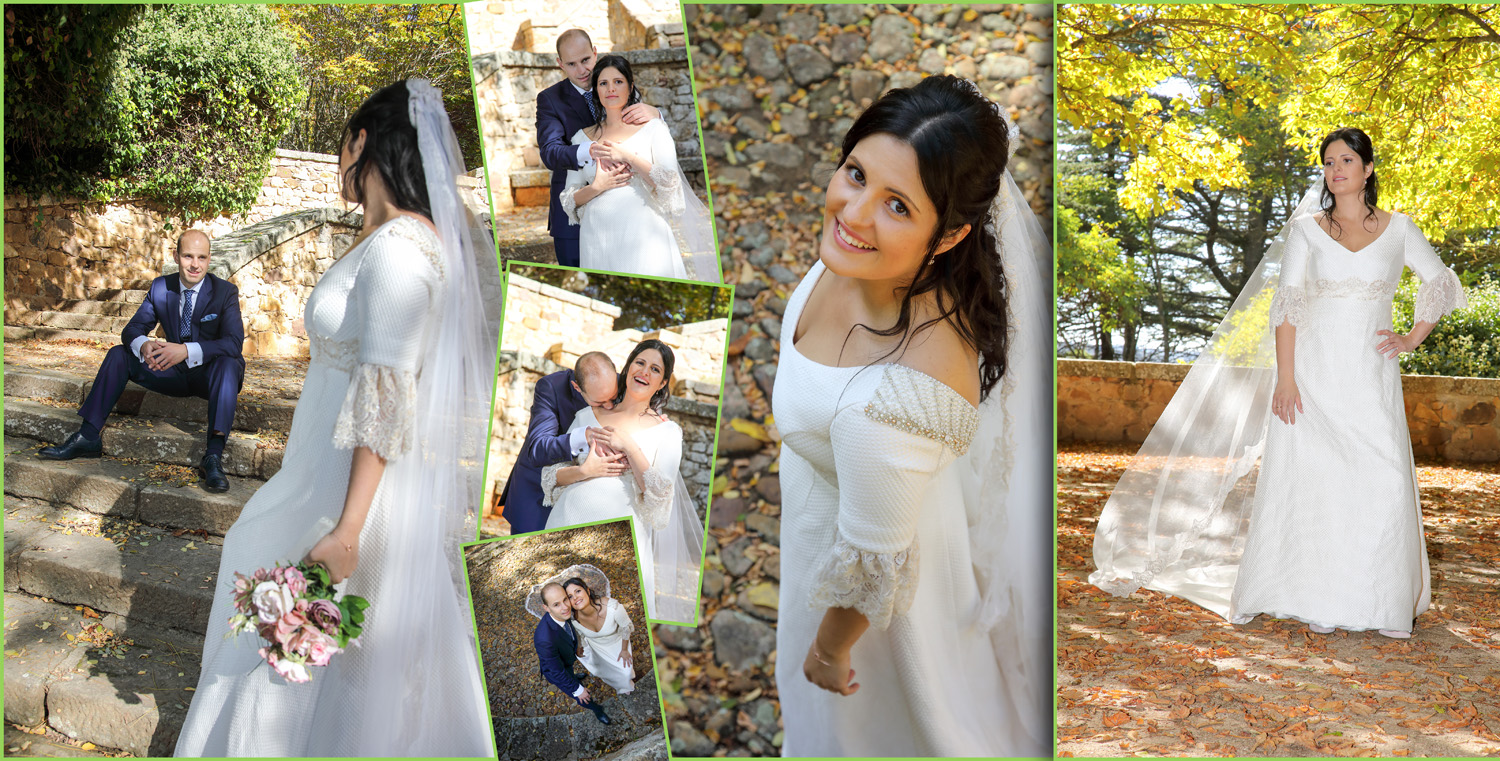 Fotografias de fotos de boda en Soria claustro de San Pedro castillo y Rincon de Becquer Soria