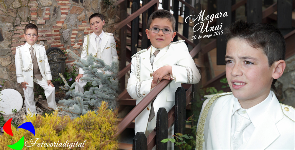 album digital reportaje fotografico comunión Garray, Soria