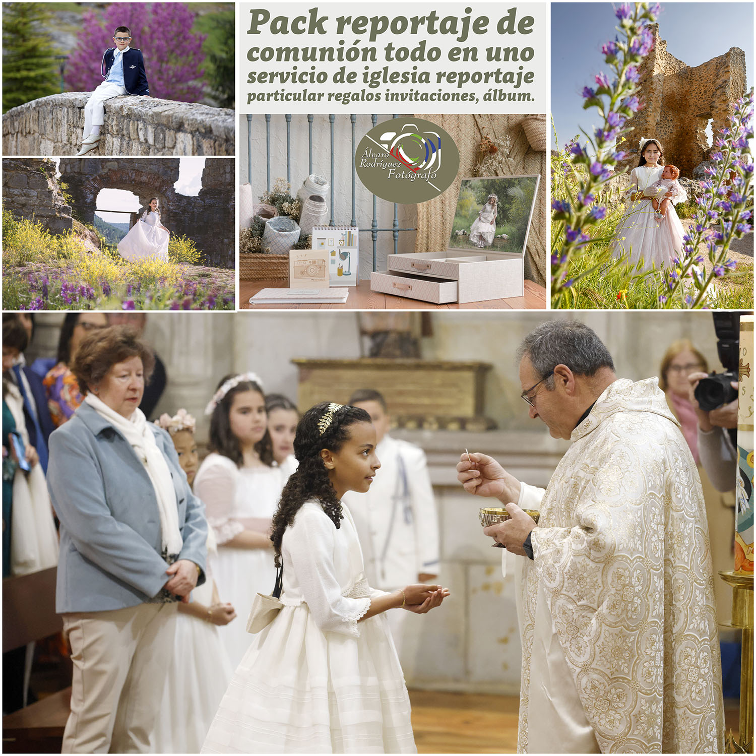 Enlace a la galería de fotos de reportaje de comunión