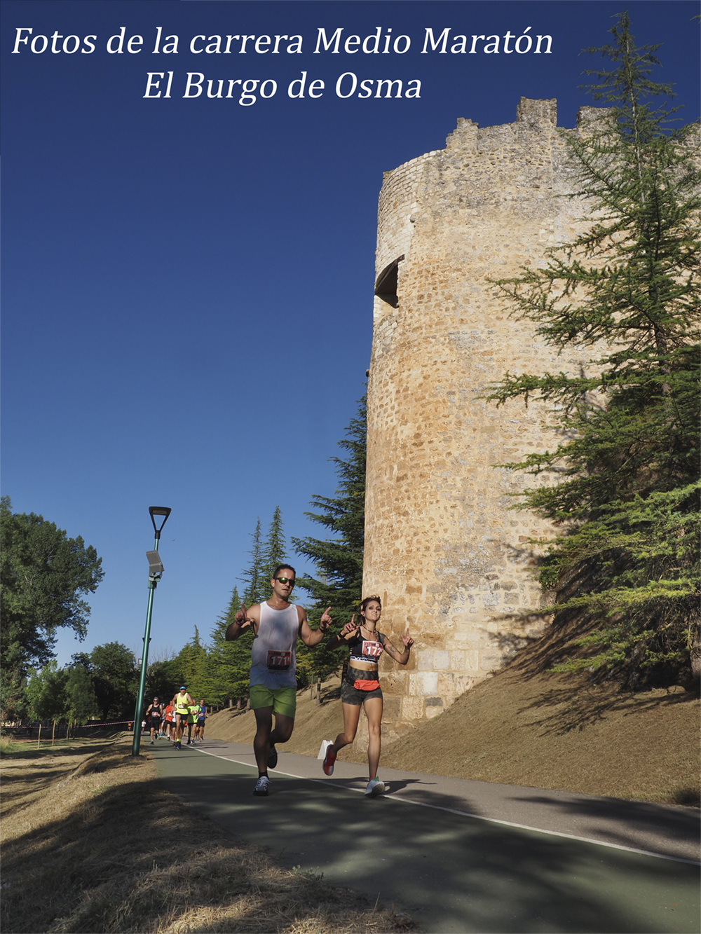 Carrera de la media maratón en el Burgo de osma
