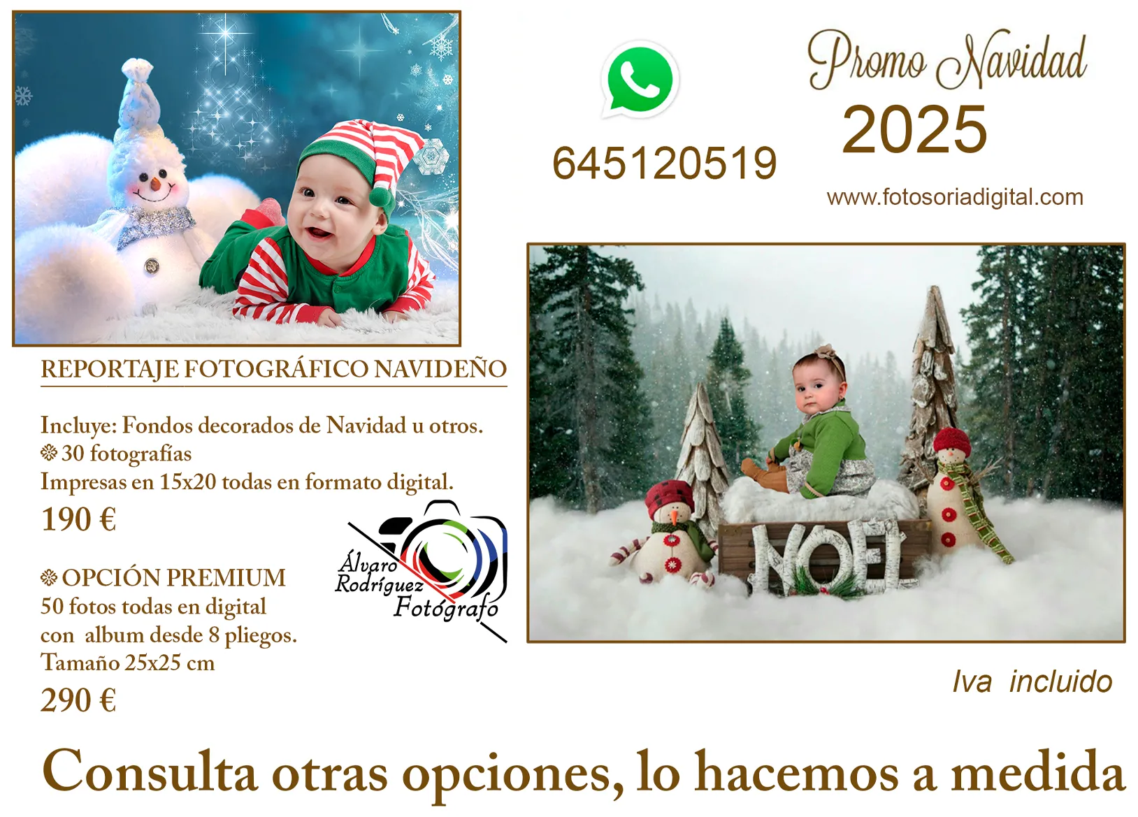 Reportajes de fotografia  para niños y niñas de Navidad. Fotografia infantil, Soria.