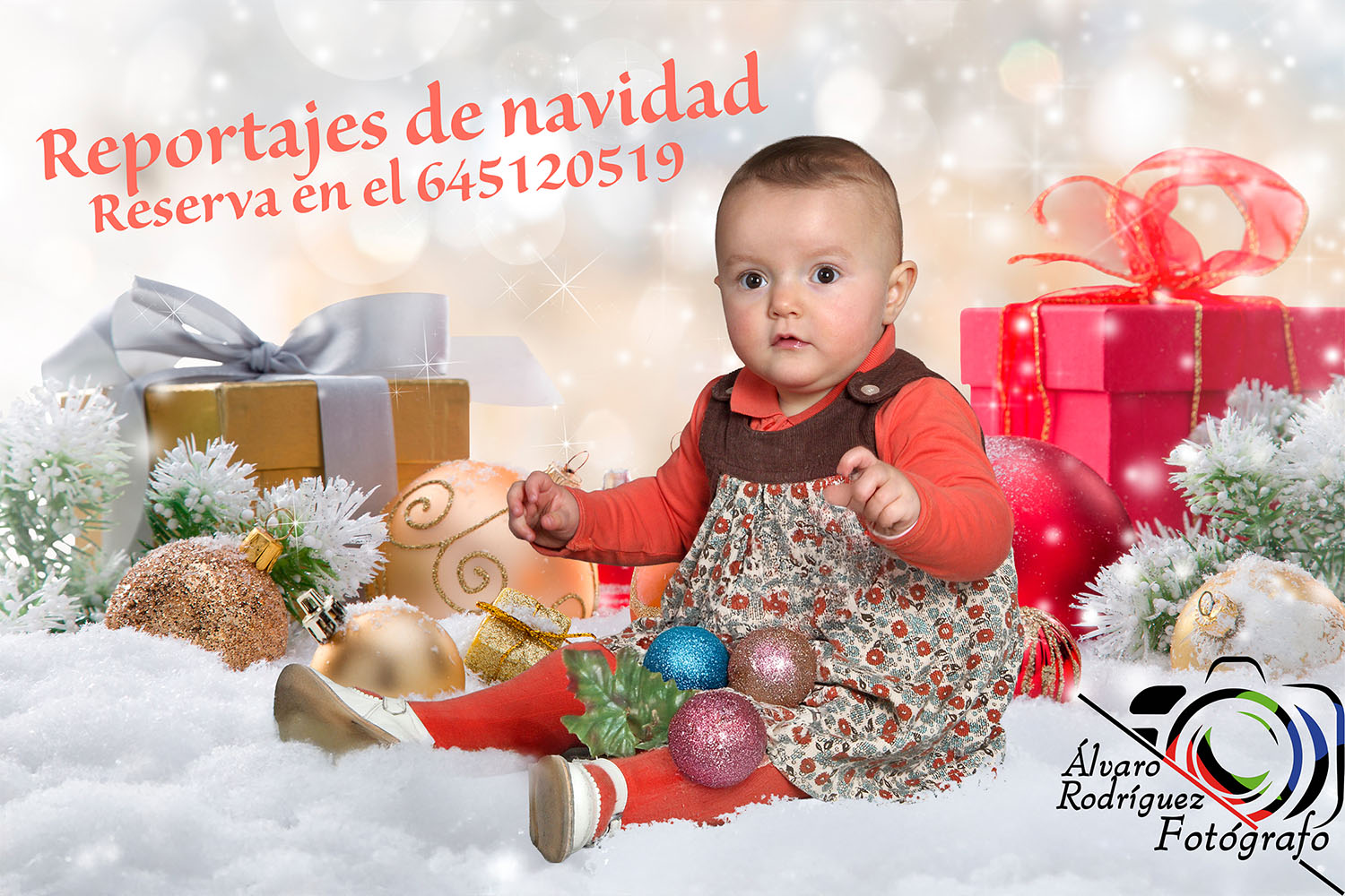 Reportajes de fotografia  para niños y niñas de Navidad. Fotografia infantil, Soria.