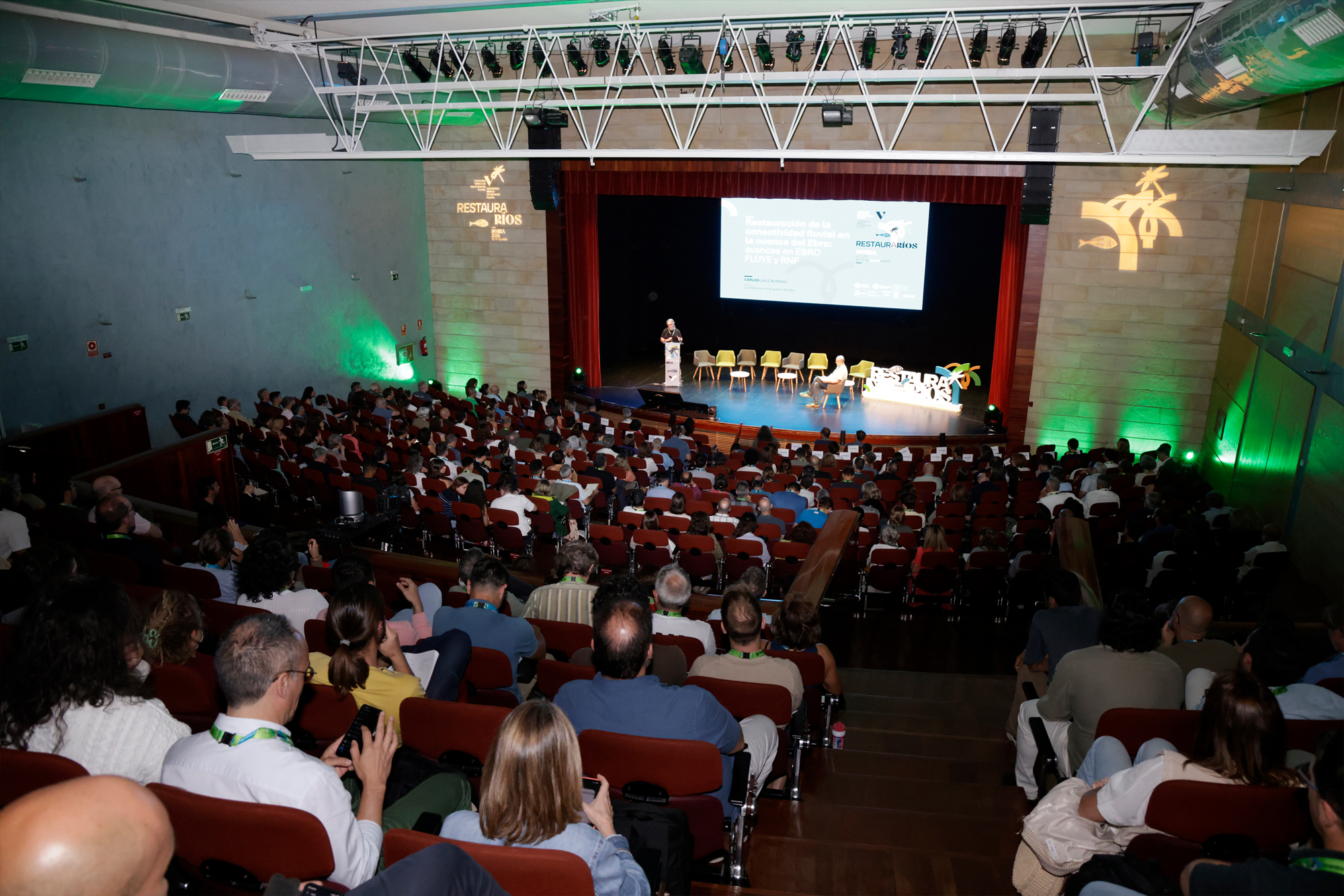 Cobertura de evento fotográfico restaura ríos Palacio de la audiencia Soria