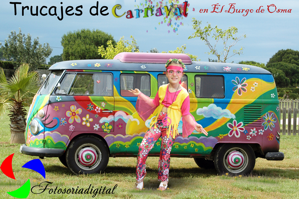 Trucaje de fotos de carnaval en Soria enviadas por telefono