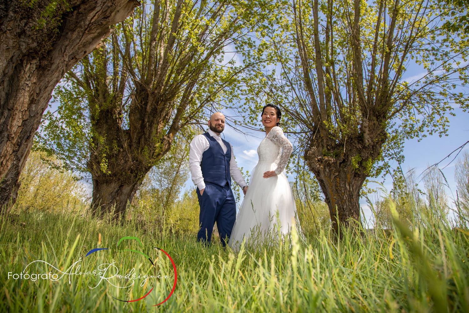 Reportaje de fotos de boda En el campo Exteriores