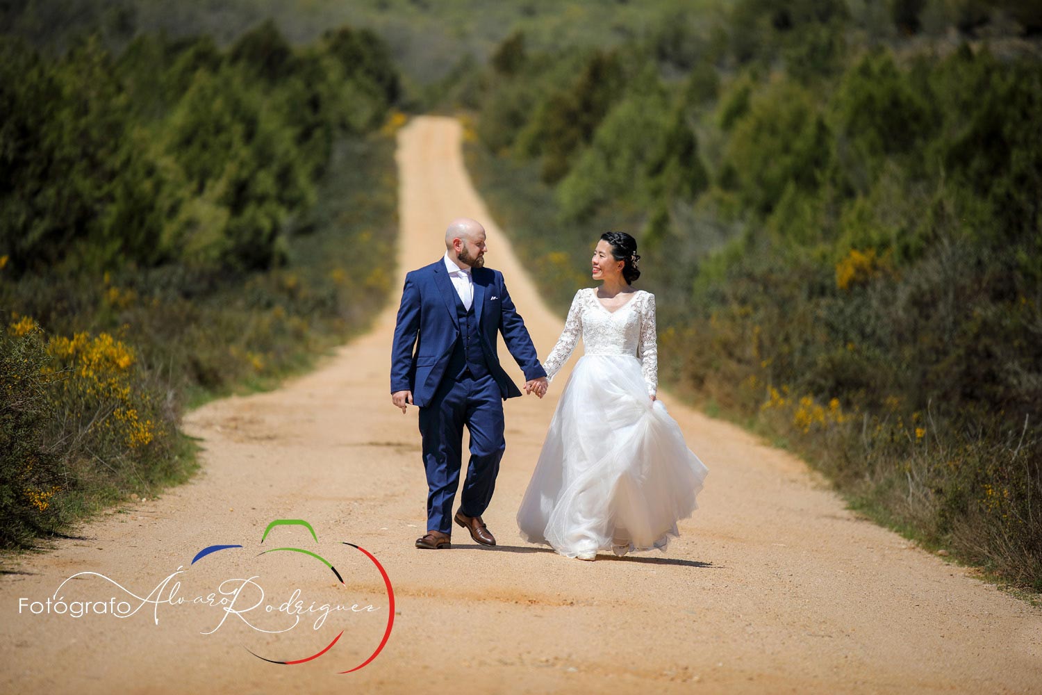 Reportaje de fotos de boda En el campo